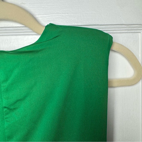 Zara Blogger Fave Spring Padded Shoulder Contour Bodysuit Small NEW - Picture 12 of 16